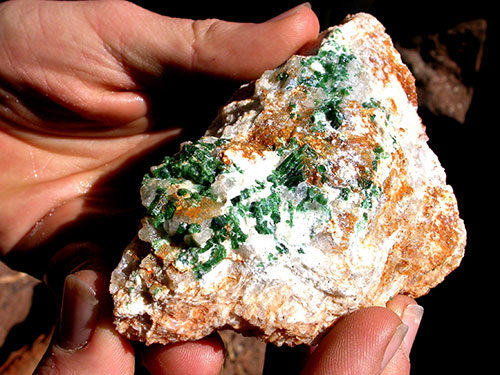 Les tourmalines chromifères de Ngombeni