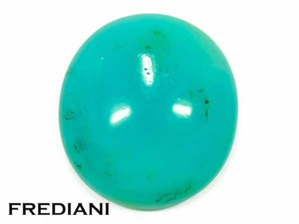Opale bleue ovale cabochon naturelle