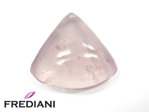 Quartz rose cabochon naturel