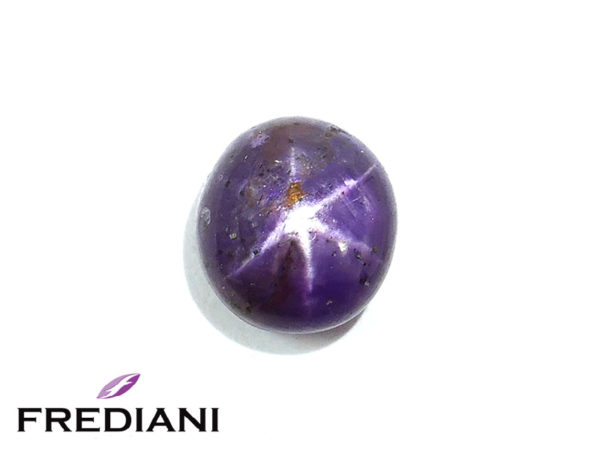 Saphir violet étoilé naturel