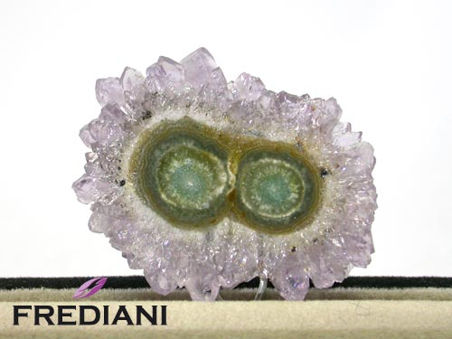 Tranche de quartz naturel