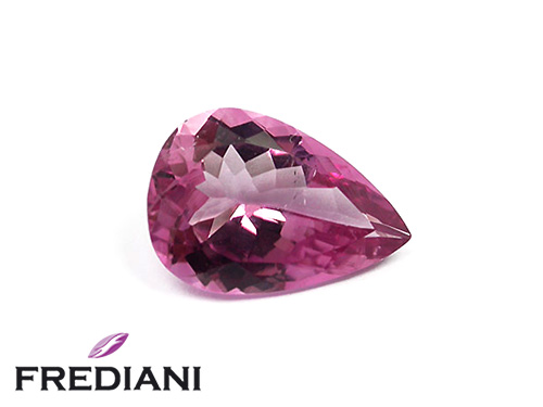 Tourmaline rose poire naturelle