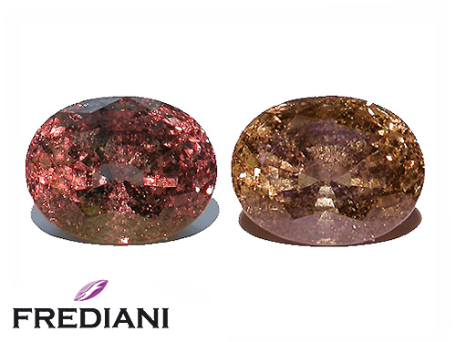 Saphir color change naturel certifié