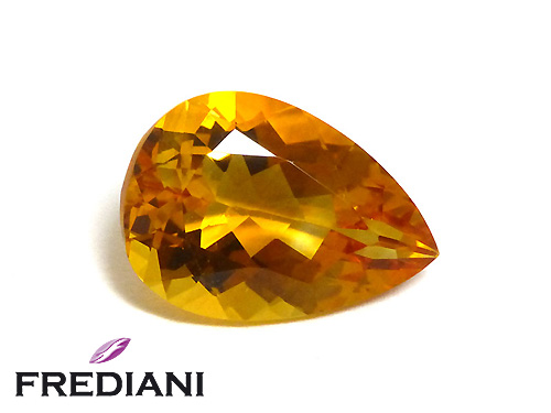 Citrine dorée poire