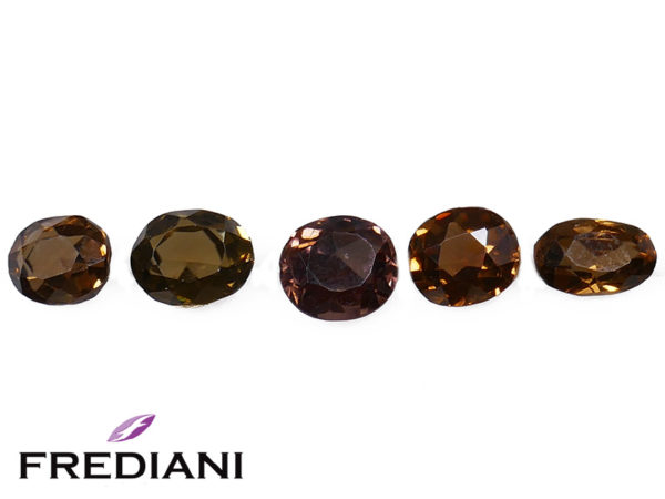 Lot de zircons bruns naturels