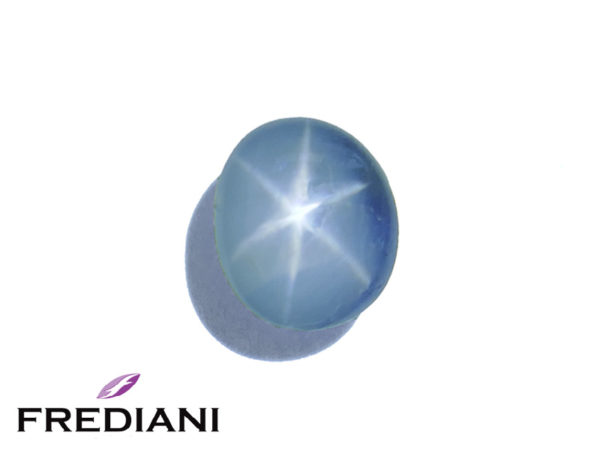 Saphir bleu étoilé naturel