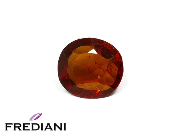 Grenat hessonite ovale naturel