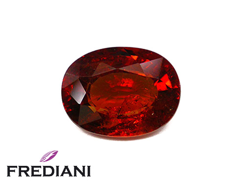 Grenat spessartite ovale naturel