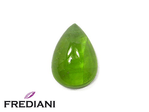 Péridot cabochon poire naturel