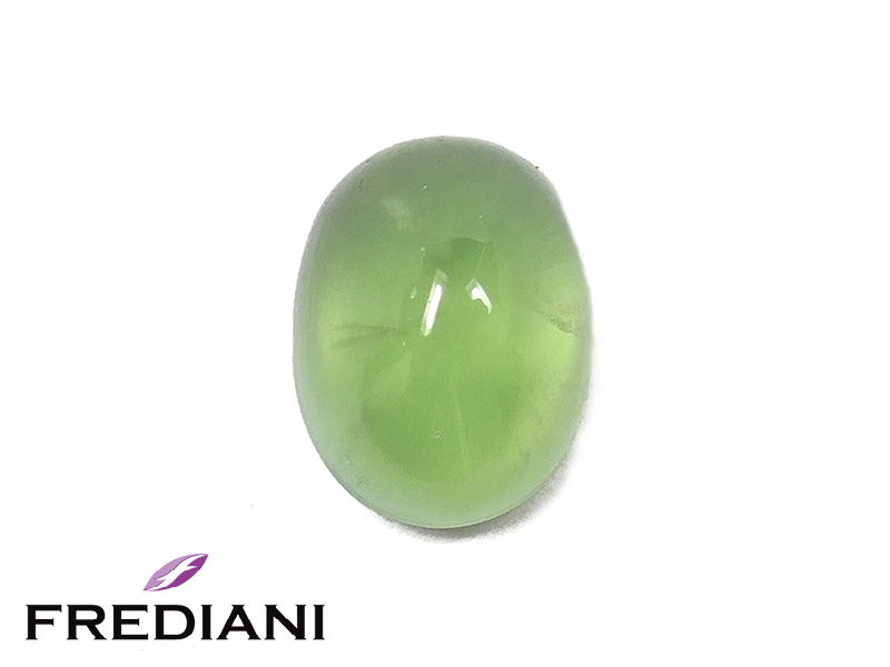 Prehnite ovale cabochon naturelle