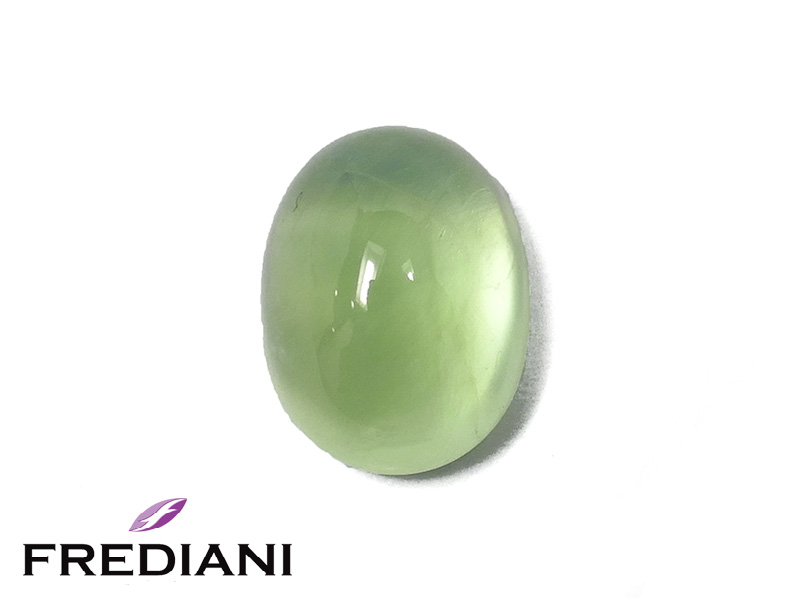 Préhnite ovale cabochon naturelle