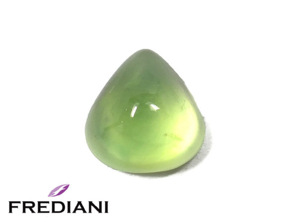 Prehnite poire cabochon naturelle