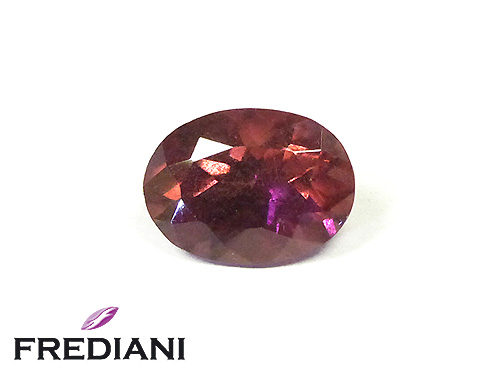 Grenat rhodolite ovale naturel