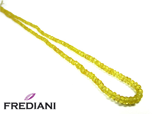 Collier en saphirs jaunes