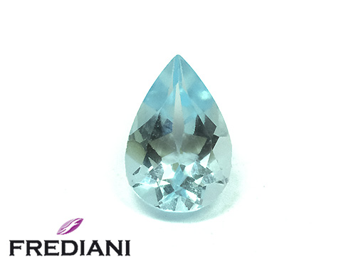 Topaze bleue poire