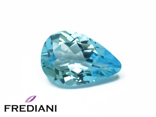 Topaze bleue poire