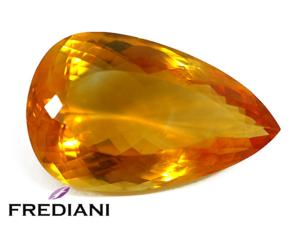 Citrine dorée poire