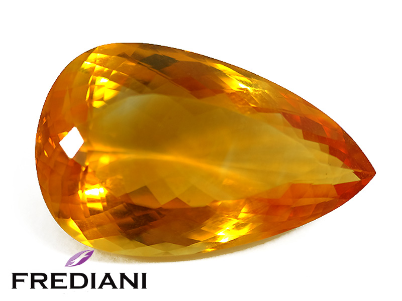 Citrine dorée poire