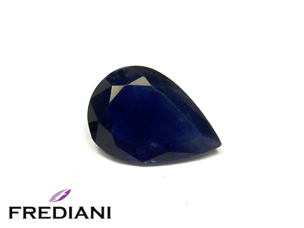 Saphir bleu poire