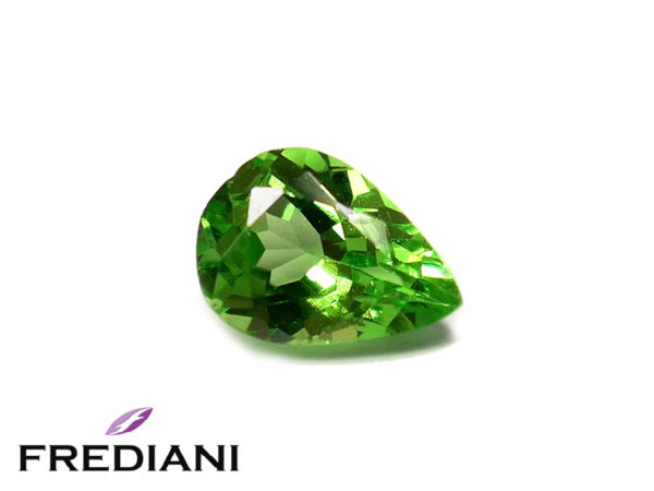 Grenat Tsavorite poire naturel