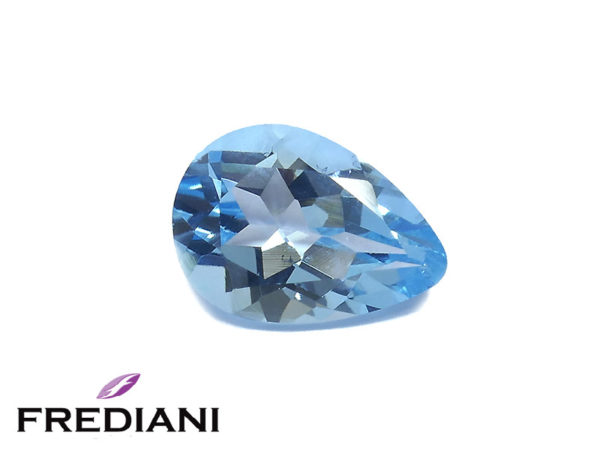 Topaze bleue poire