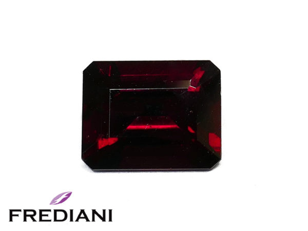 Grenat Rhodolite rectangulaire naturel