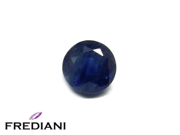 Saphir bleu rond
