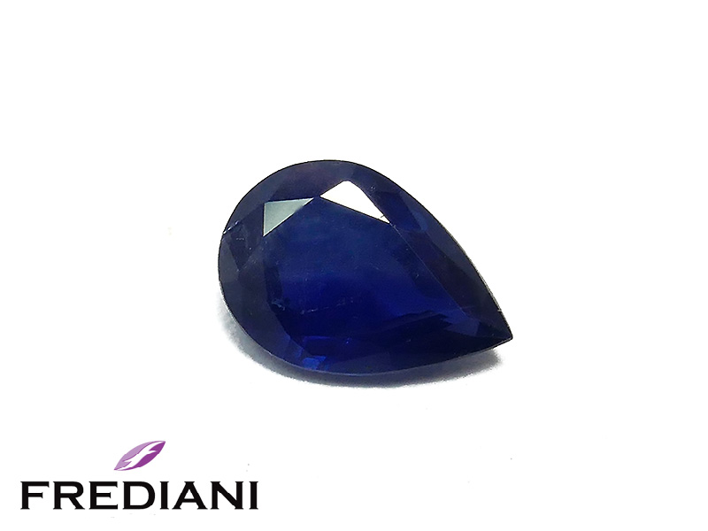 Saphir bleu poire