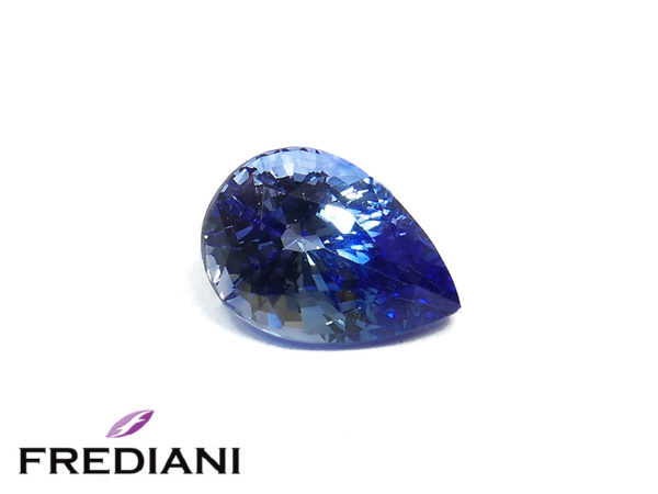 Saphir bleu poire