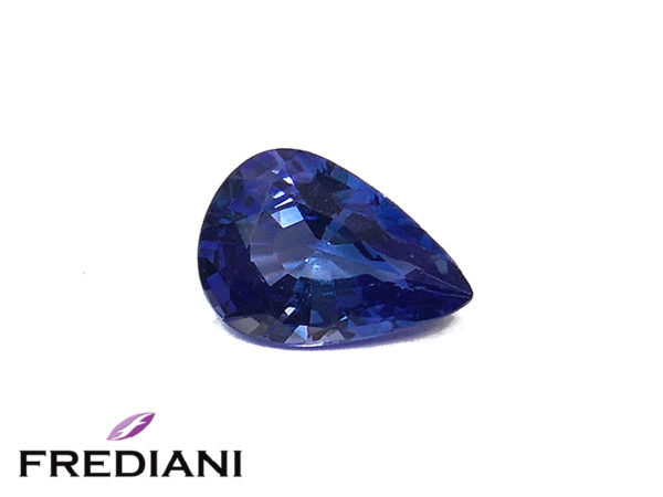 Saphir bleu poire
