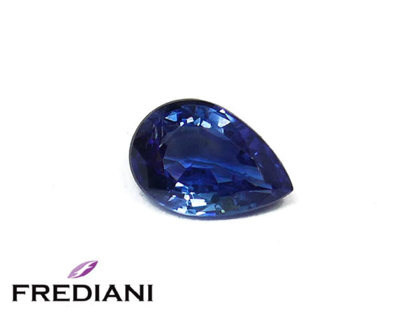 Saphir bleu poire