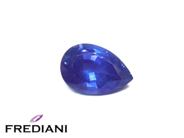 Saphir bleu poire