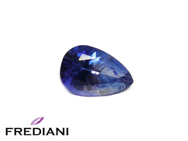 Saphir bleu poire