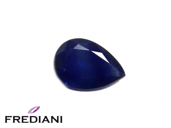 Saphir bleu poire