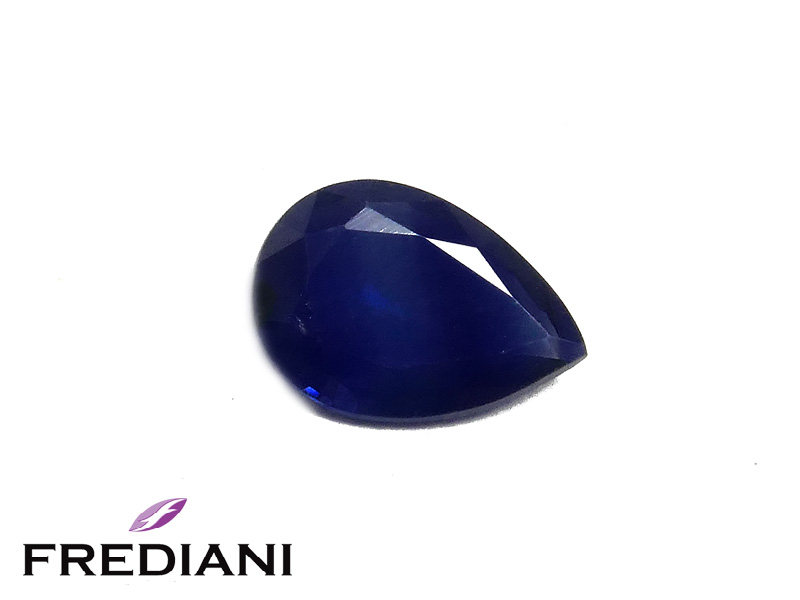 Saphir bleu poire
