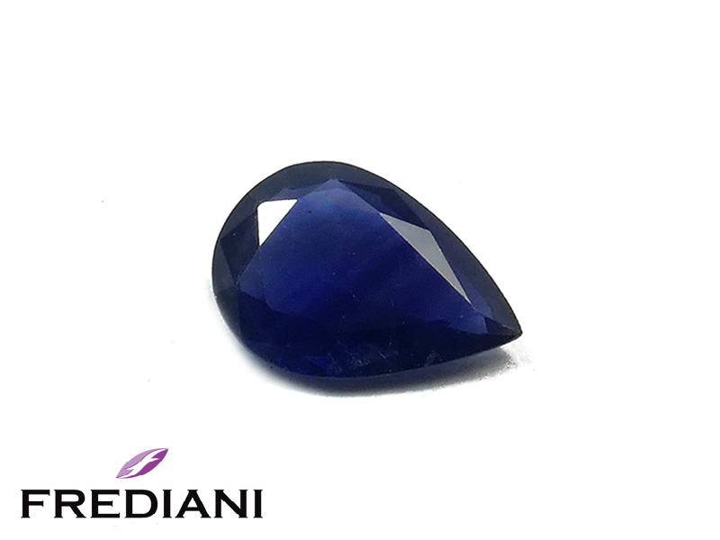 Saphir bleu poire