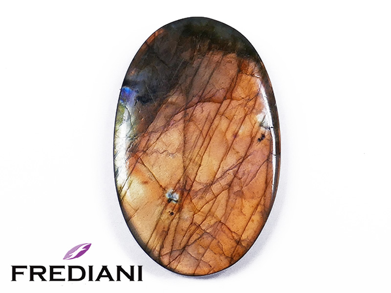 Labradorite ovale cabochon naturelle