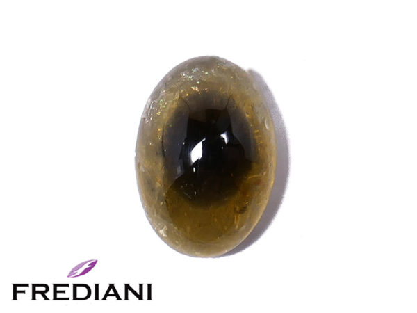 Tourmaline polychrome cabochon naturelle