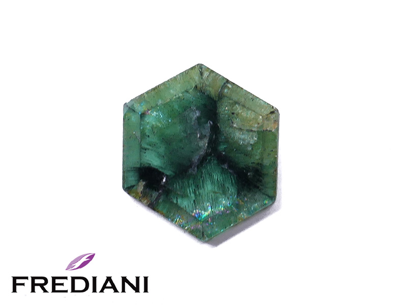 Tourmaline verte trapiche naturelle