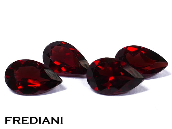 Lot de grenats almandins poires naturels