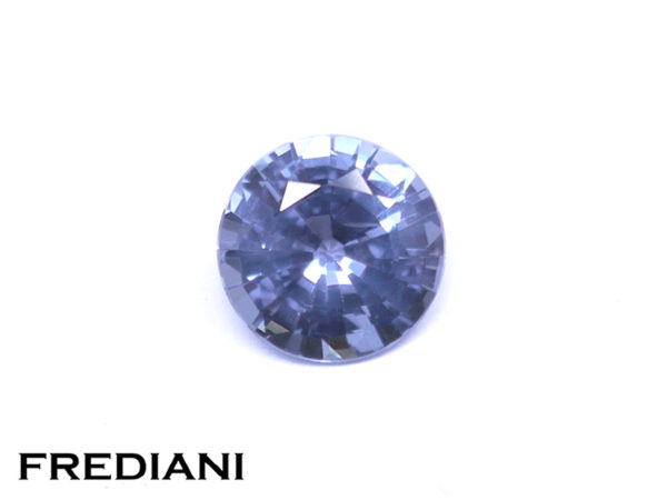Saphir bleu rond