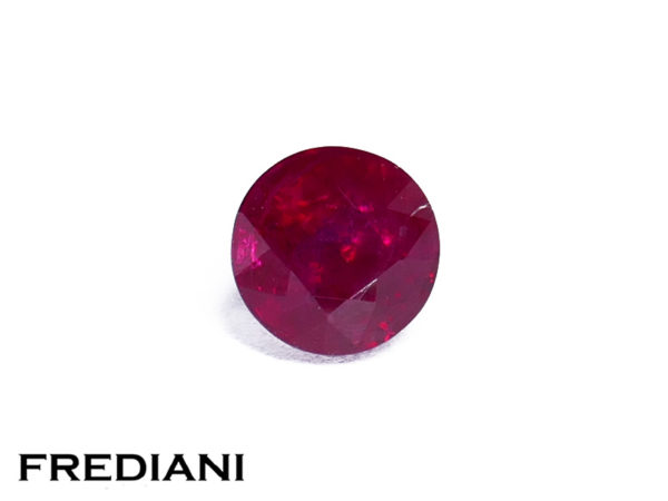 rubis rond certifié