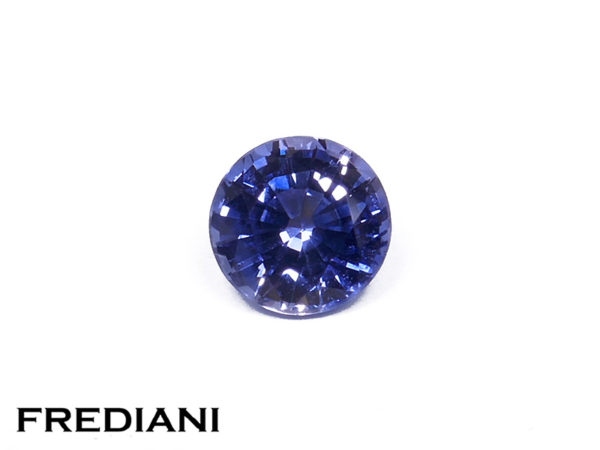 Saphir bleu rond