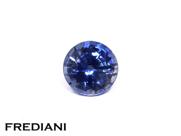 Saphir bleu rond