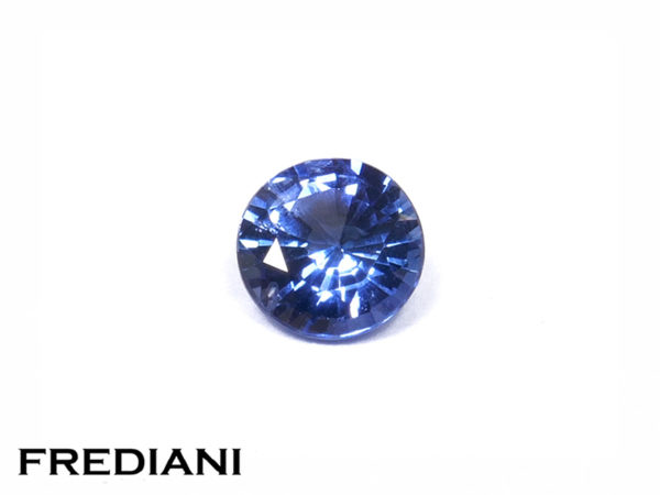 Saphir bleu rond