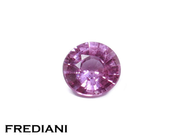 Saphir rose rond