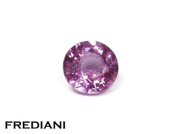 Saphir rose rond