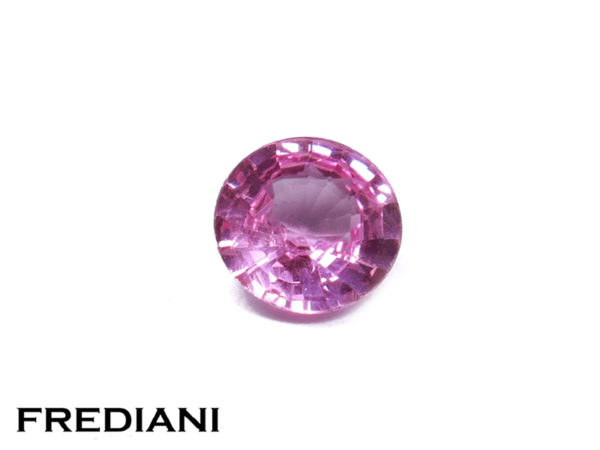 Saphir rose rond