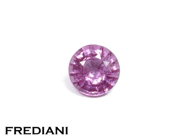 Saphir rose rond