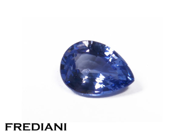 Saphir bleu poire